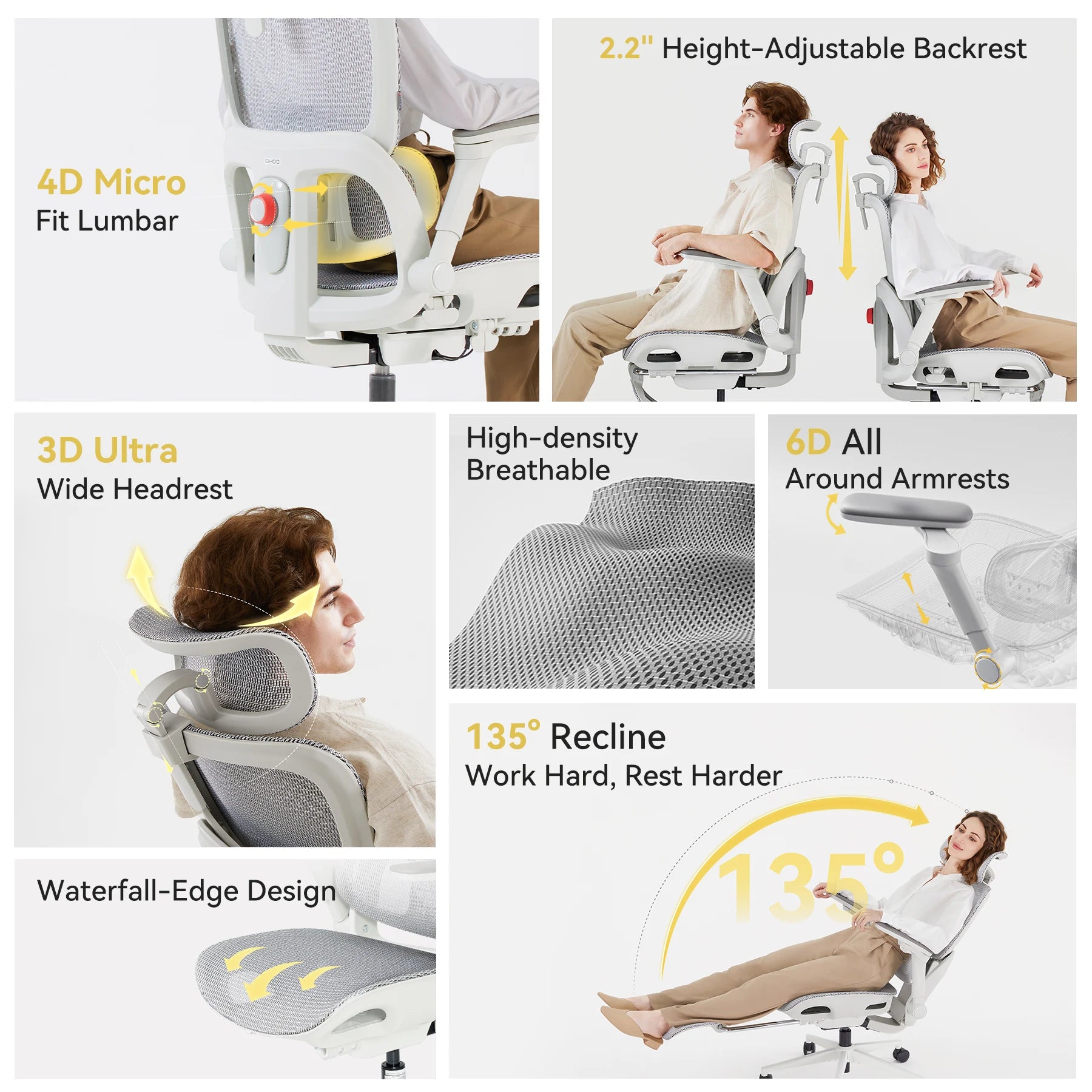 Sihoo B300 Pro Ergonomic Office Chair with 4D Lumbar Support - Image 3