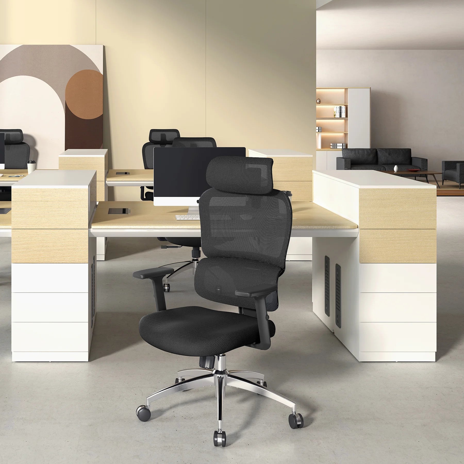 Sihoo M56C Dual-Back Ergonomic Office Chair with Soft Cushion - Image 11